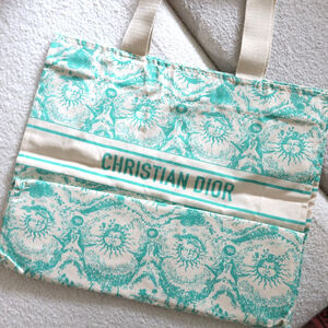 Christian Dior Dioriviera GWP Linen Tote Bag